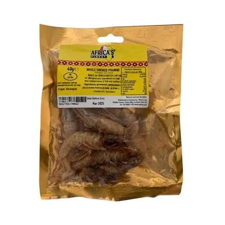 JA smoked whole prawns 40g