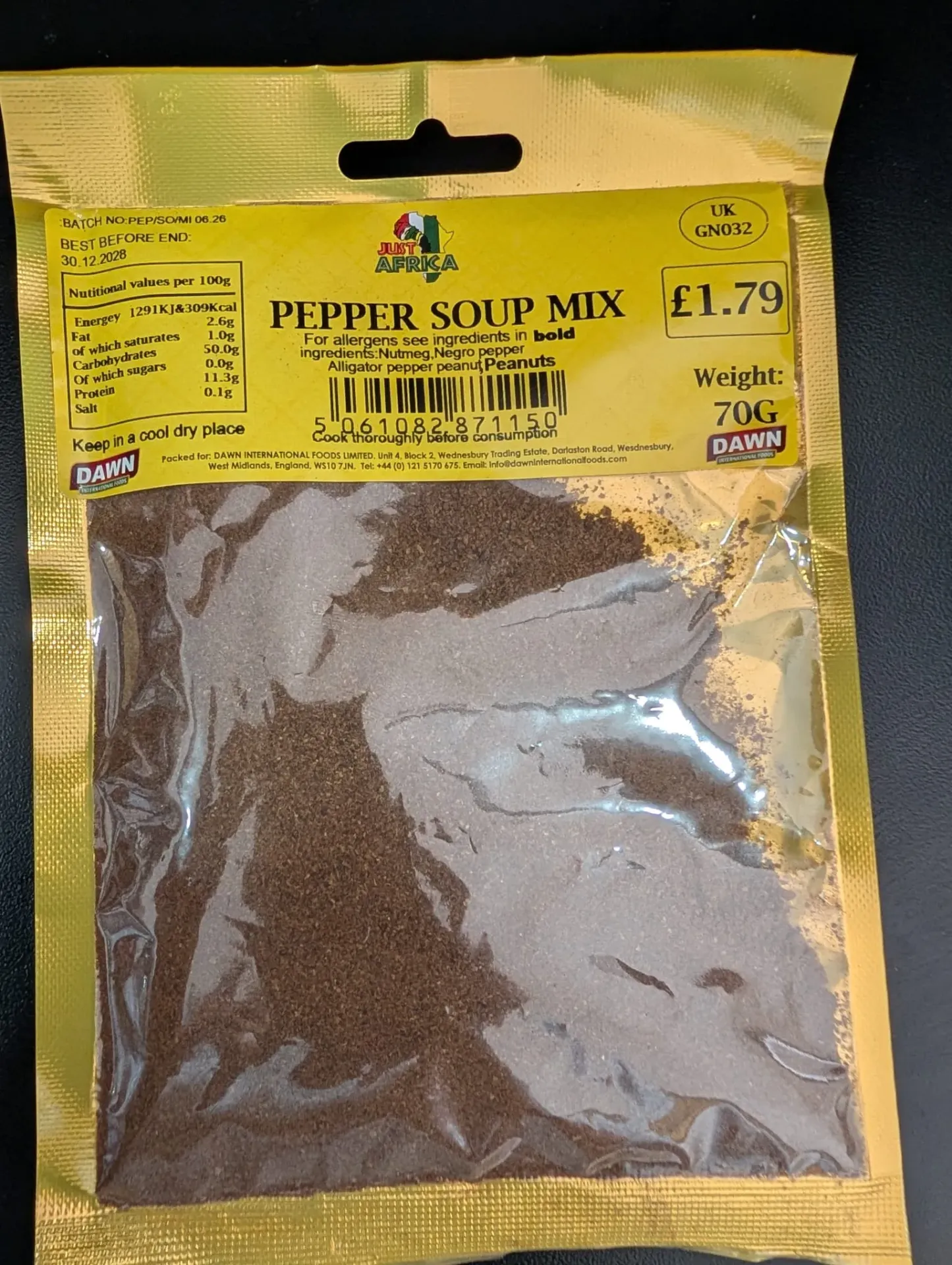 JA PEPPER SOUP MIX 70G