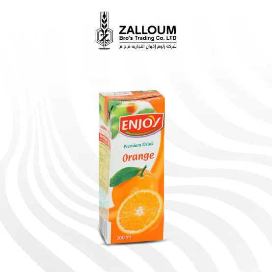 Enjoy orange juice