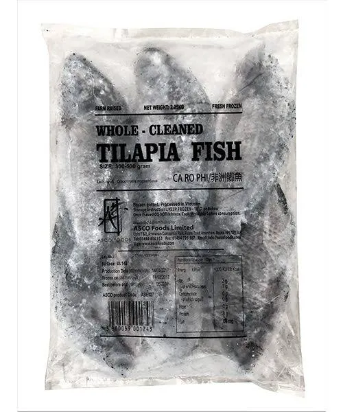 Frozen Tilapia Fish 500g 2.5kg bag