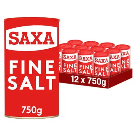 Saxa Red Drum fine salt 750g