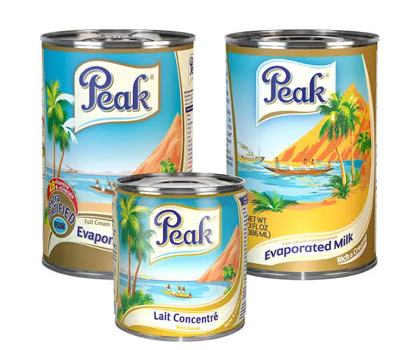 Peak Evaporated milk